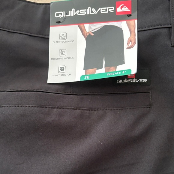 Quiksilver Men's Charcoal Hybrid Shorts - Picture 3 of 5